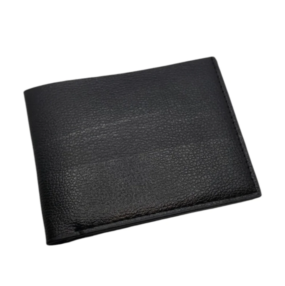 Short Mens Wallet Cowhide‎ leather Embossed